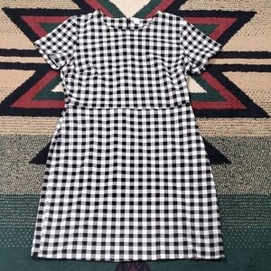 Old Navy Black and White Gingham Dress
